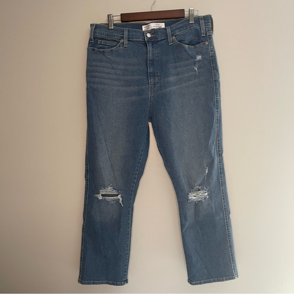 Levi Strauss Signature Heritage High Rise Straight leg Jeans